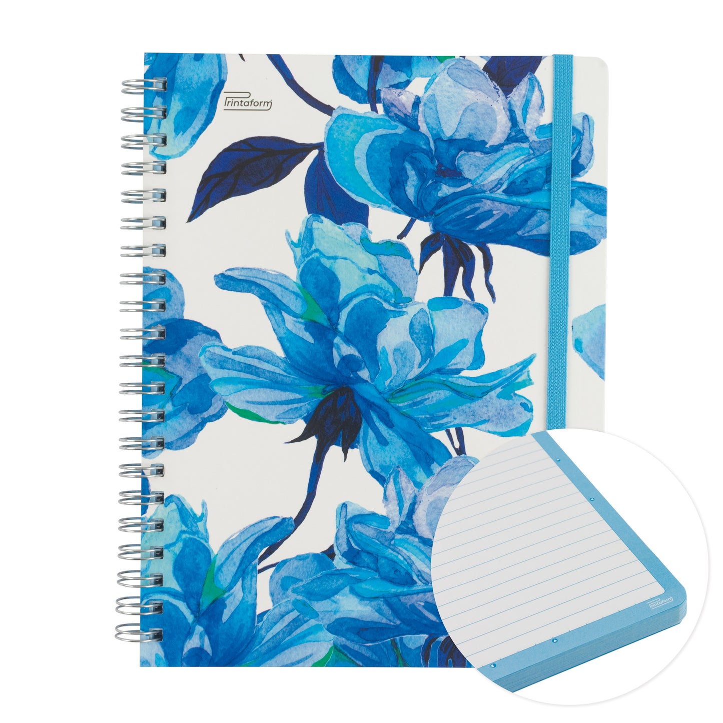 Libreta Floral Profesional pasta dura,100 hojas