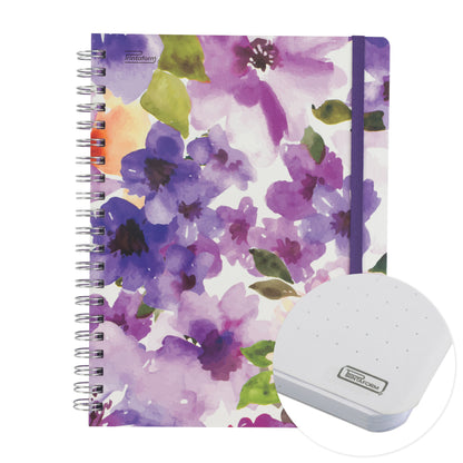 Libreta Floral Profesional pasta dura,100 hojas