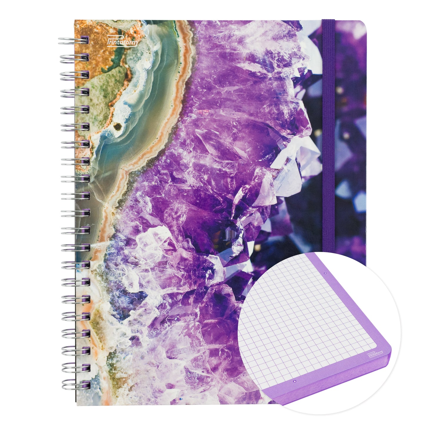 Libreta Mineral Profesional pasta dura,100 hojas