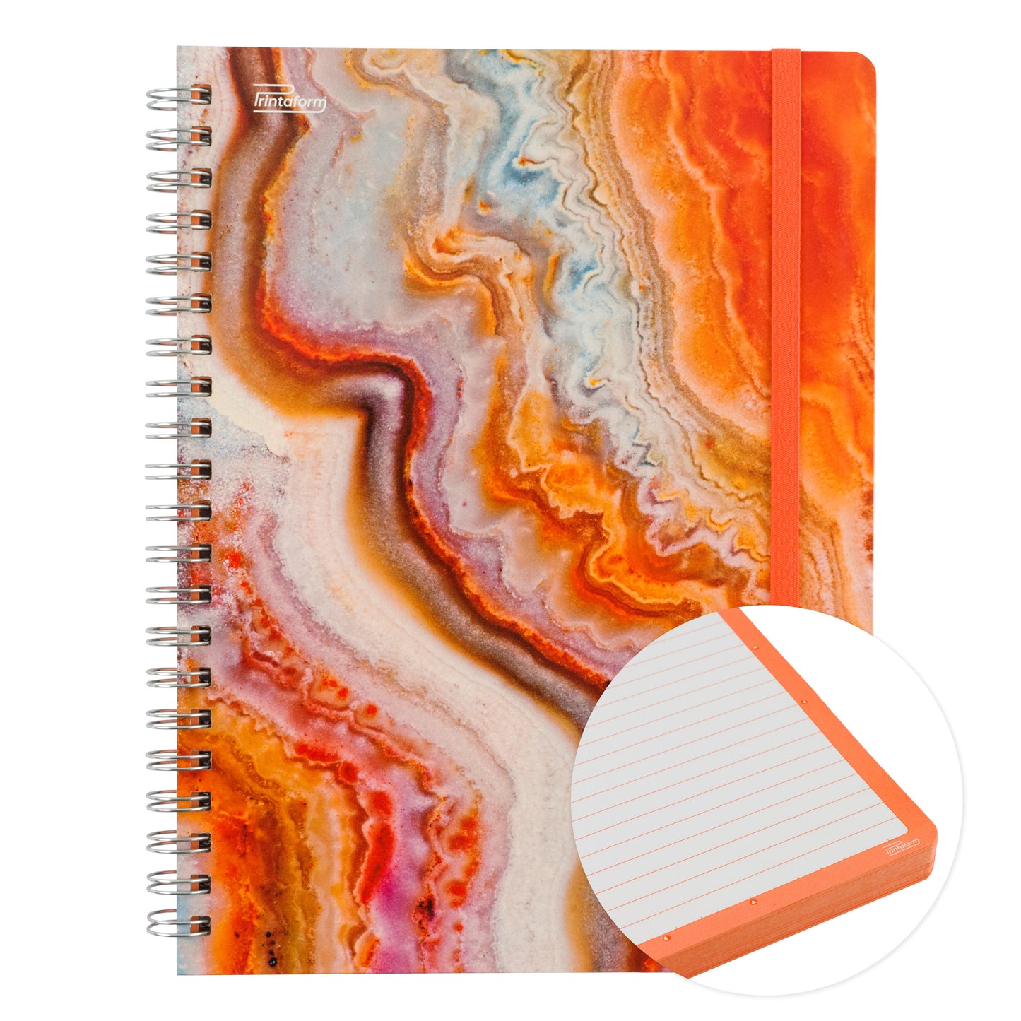 Libreta Mineral Profesional pasta dura,100 hojas