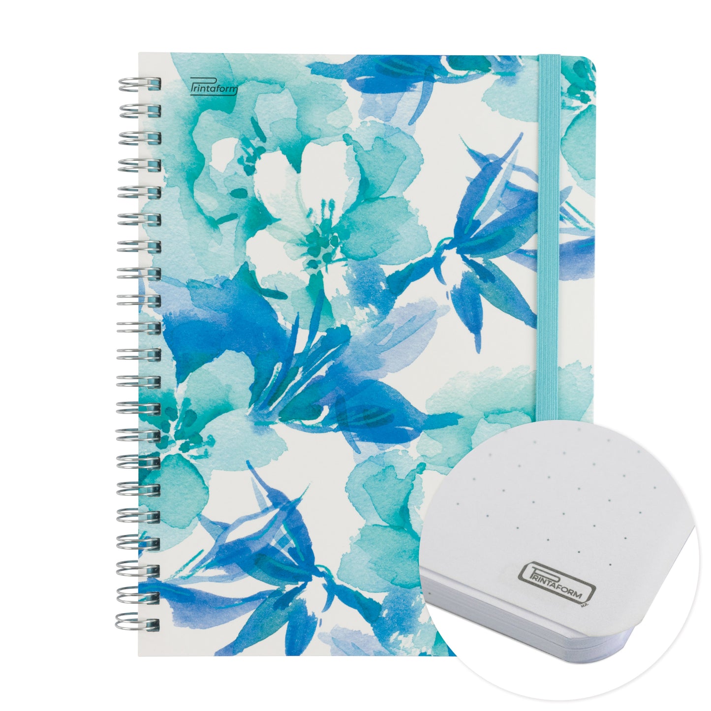 Libreta Floral Profesional pasta dura,100 hojas