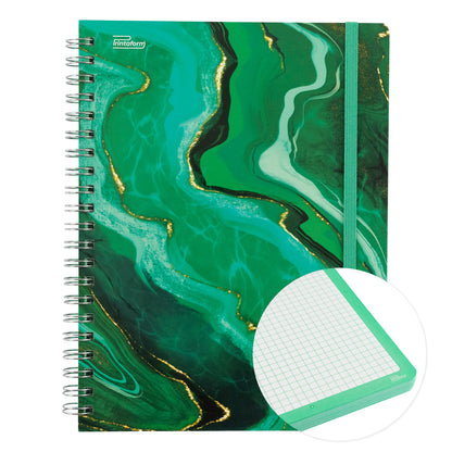 Libreta Mineral Profesional pasta dura,100 hojas